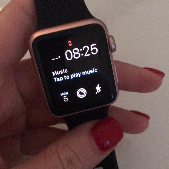 Rose gold Series 1 Apple Watch Sport